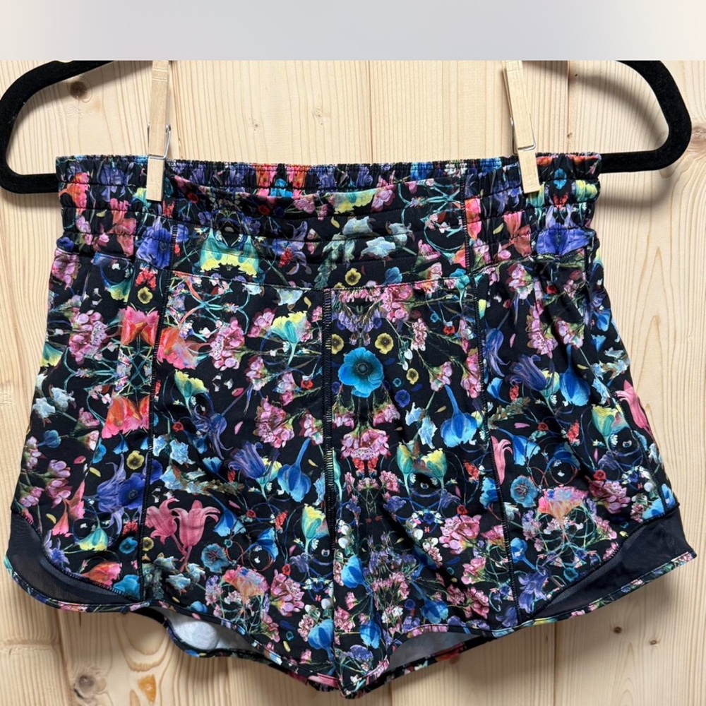 lululemon athletica Multicolor Floral Athletic Shorts